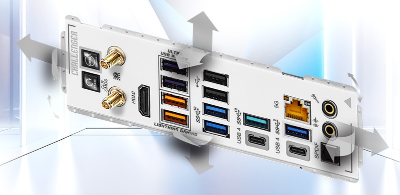 Flexible Integrated I/O Shield